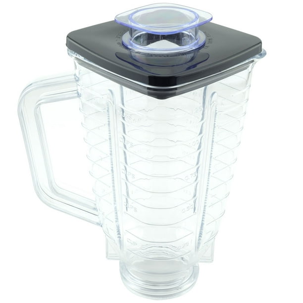6-Piece Round Glass Blender Jar Replacement Kit for Oster Blender 1.25 Liter 